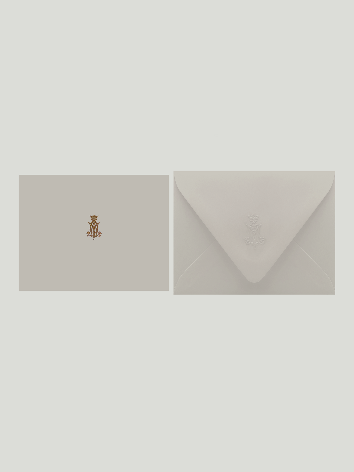 Auspice Gold Foil Letterpress Cards Box Set
