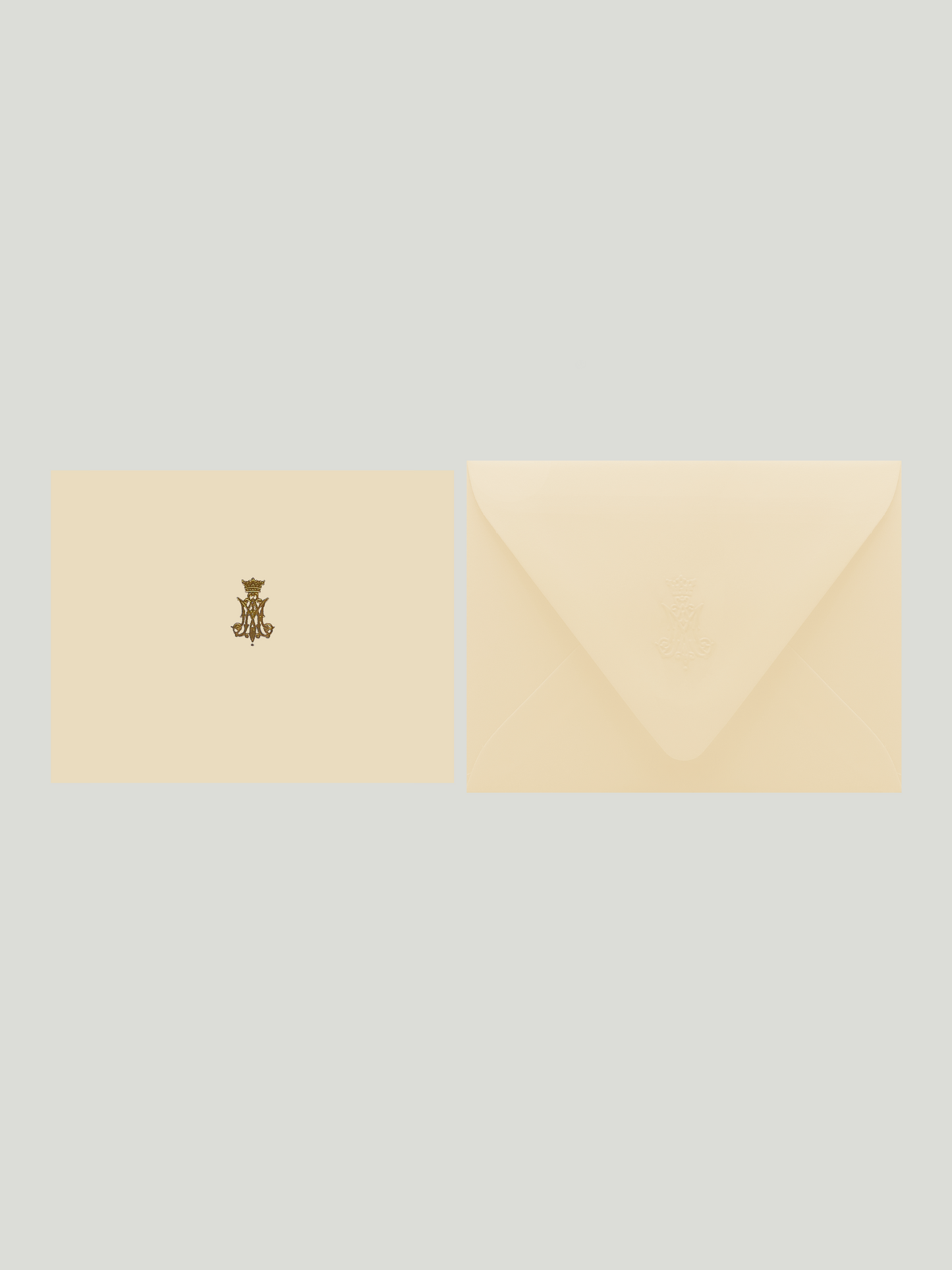 Auspice Gold Foil Letterpress Cards Box Set