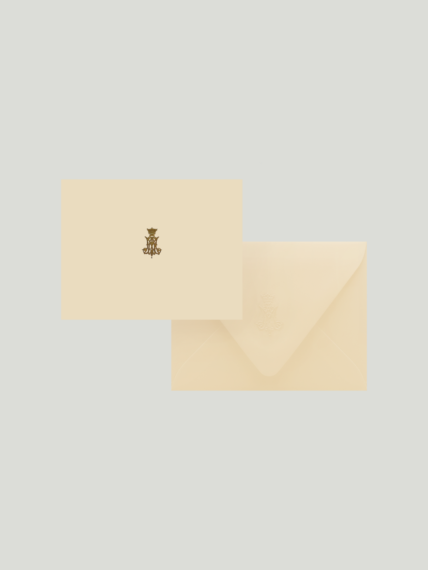 Auspice Gold Foil Letterpress Cards Box Set