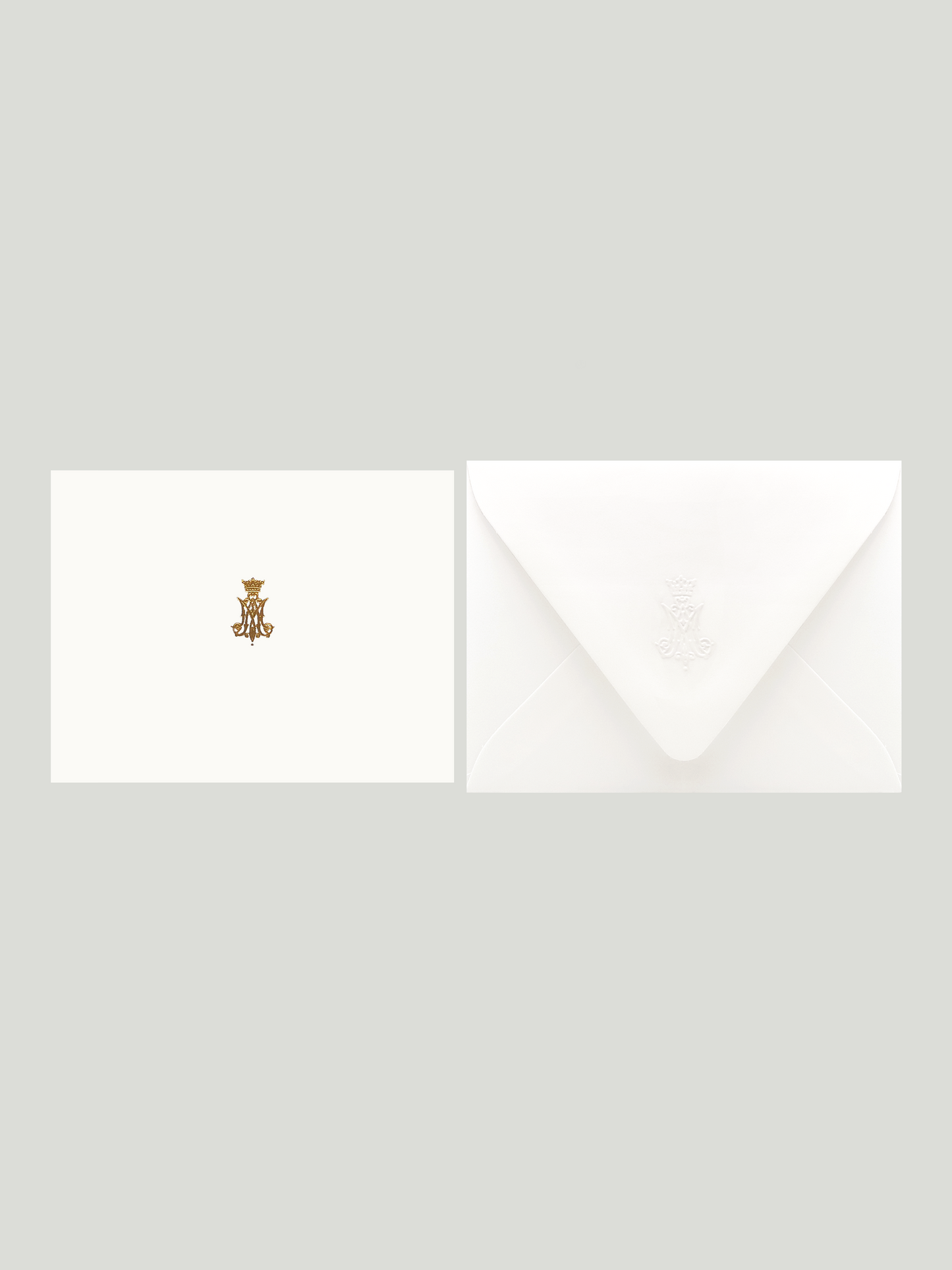 Auspice Gold Foil Letterpress Cards Box Set