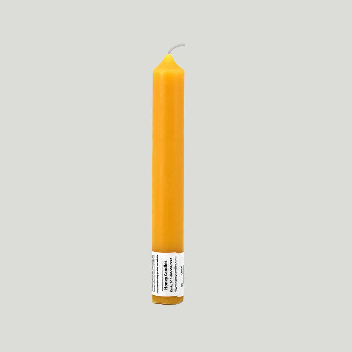 6" Natural Beeswax Tube Candles (Pack of Six) *NEW RELEASE*
