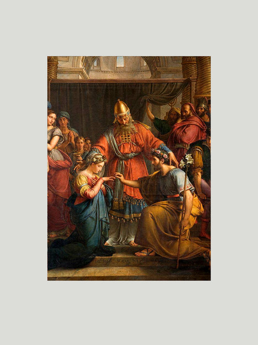 Marriage of Saint Mary and Saint Joseph Greeting Card