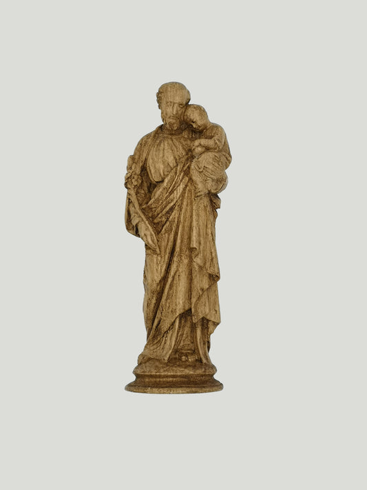 St. Joseph with Child Jesus (Light Stain)