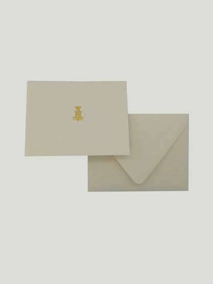 Auspice Gold Foil Letterpress Cards Box Set