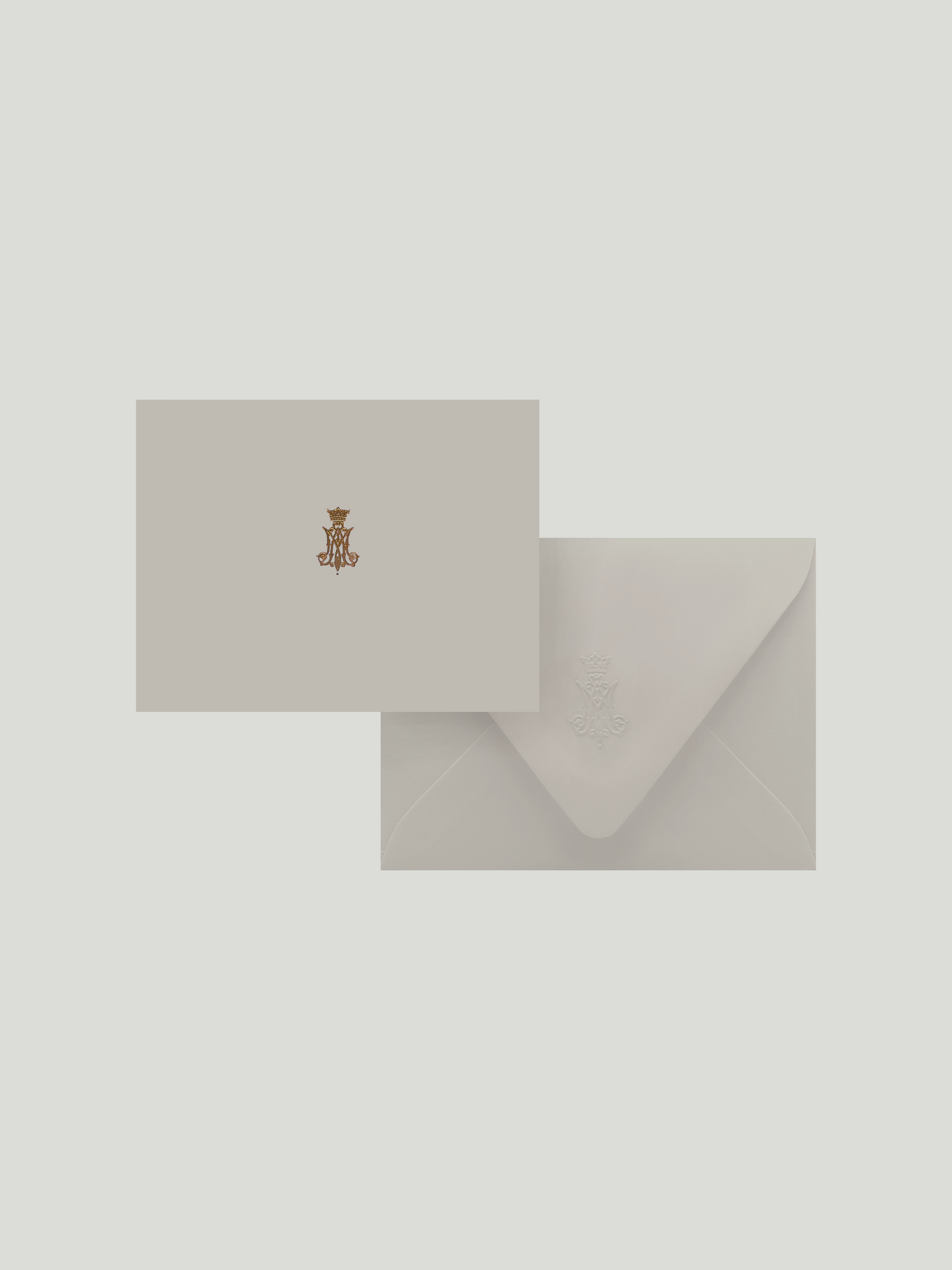 Auspice Gold Foil Letterpress Cards Box Set