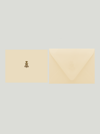 Auspice Gold Foil Letterpress Cards Box Set
