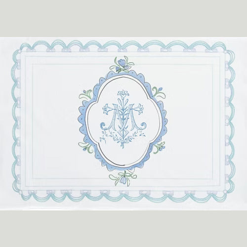 Blue Lily Auspice Ruffle Bow Pillowcase *NEW RELEASE*