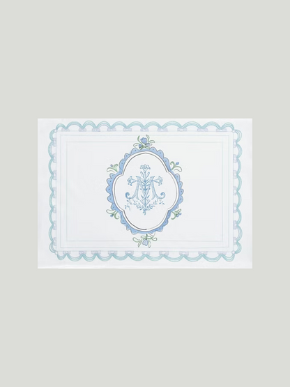 Blue Lily Auspice Ruffle Bow Pillowcase *NEW RELEASE*