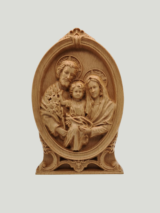 Holy Family Miniature Bas-Relief