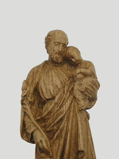 St. Joseph with Child Jesus (Light Stain)