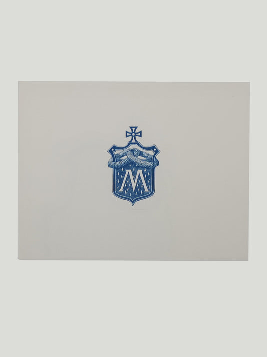 Marian Wedding Crest Card