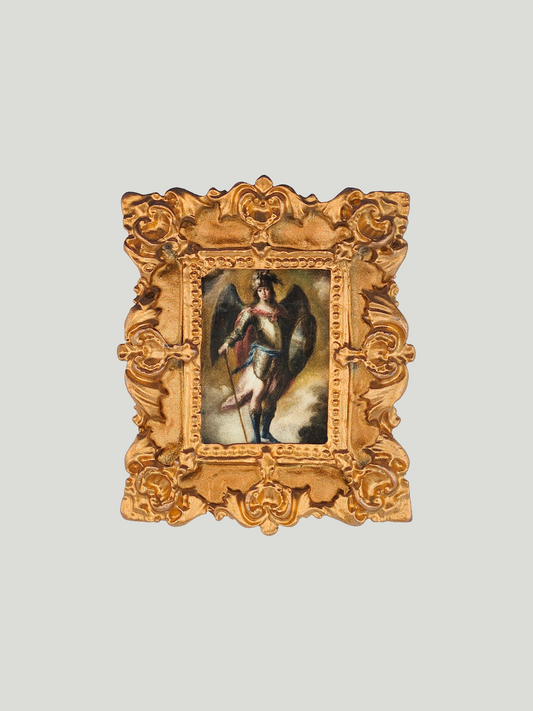 Saint Michael Archangel Baroque Magnet  *NEW RELEASE*
