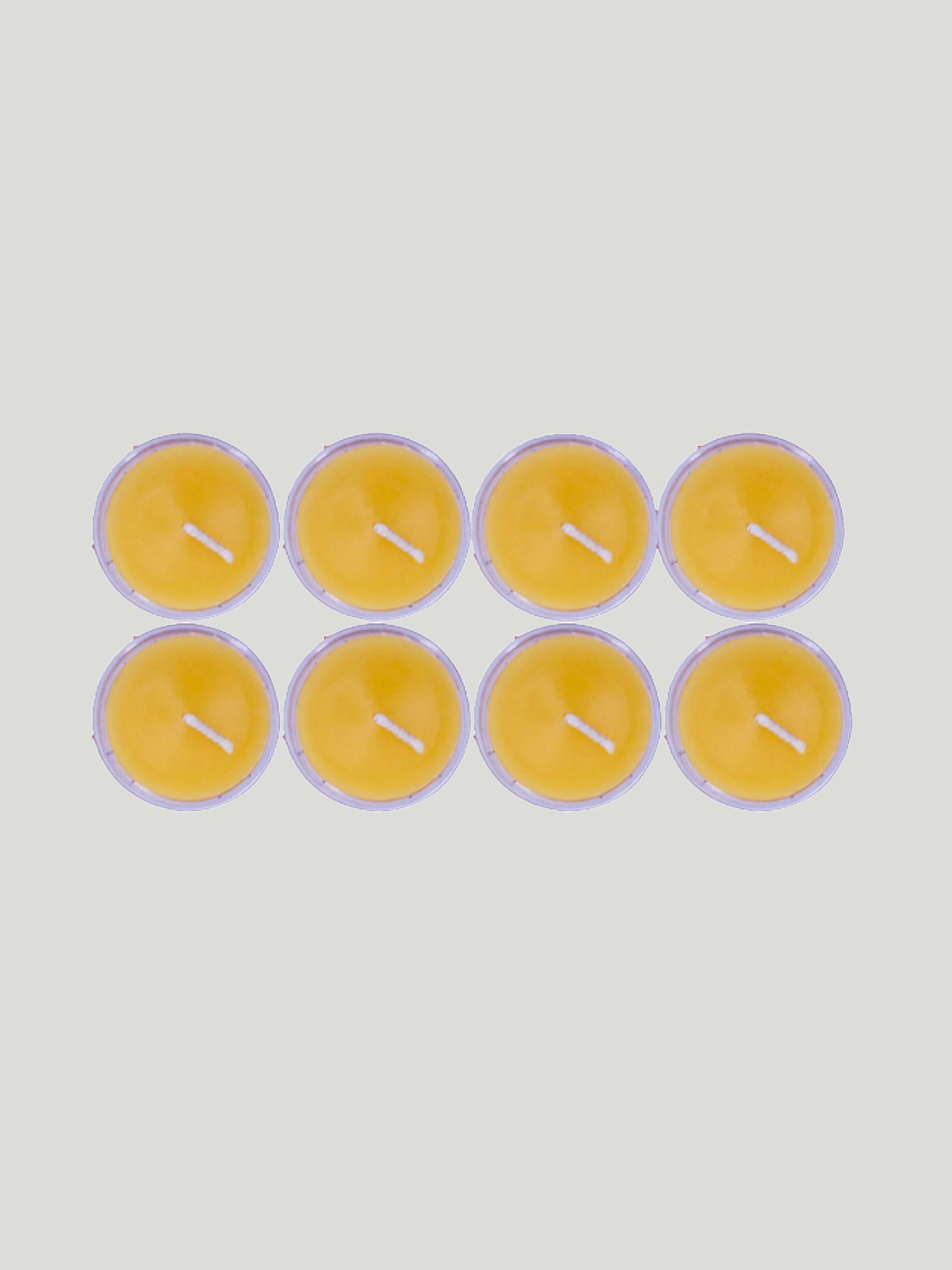 Natural Beeswax Tealight Candles (Pack of Eight)